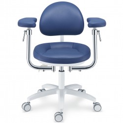 PLST-094-097 Dental Microscope Stool Operator Chair with Adjustable Swivel Armrest