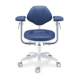 PLST-094-097 Dental Microscope Stool Operator Chair with Adjustable Swivel Armrest