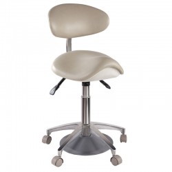 QY-D-MA1 Dental Saddle Stool Dentist Assistant Hygienist Chair with Backrest