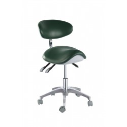 QY-MA1-S Dental Operator Saddle Chair PU Leather Dentist Hygienist Stool Adjustable