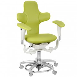 QY-MDS-E3 Dental Microscope Operator Stool Ergonomic Dentist Surgeon Stool PU Leather