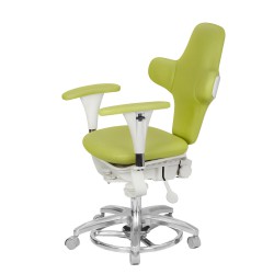 QY-MDS-E3 Dental Microscope Operator Stool Ergonomic Dentist Surgeon Stool PU Leather