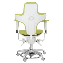 QY-MDS-E3 Dental Microscope Operator Stool Ergonomic Dentist Surgeon Stool PU Leather