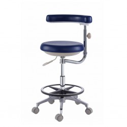 QY500(N) Dental Operator Stool Doctor Dentist Assistant Nurse Seating Saddle Chair PU Leather