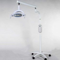 Saab P102A Mobile 15W Shadowless Dental Operatory Light Dentist Oral Lamp Floor Standing Type