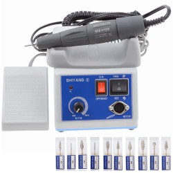 Shiyang N3 Electric Dental Lab Micromotor 35,000RPM Handpiece+10 Burs
