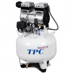 TPC DC701/702/703/704 Dental Lab Silent Oilless Air Compressor with 32-120L Tank