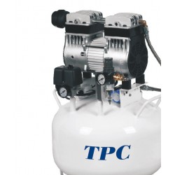 TPC DC701/702/703/704 Dental Lab Silent Oilless Air Compressor with 32-120L Tank