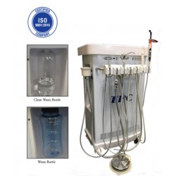 TPC MC3600 Mobile Dental Delivery Cart Unit with Built-in Air Compressor + Scaler + Curing Light