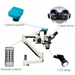 Trolley Type 5W Dental Endodontic Operating Microscope with Camera