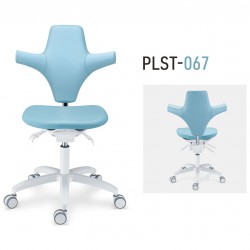 TYTC PLST-064-067 Dental Hygienist Chair Ergonomic Dentist Operator Stool with Backrest