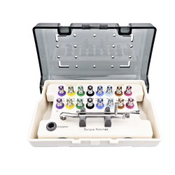 Universal Dental Implant Torque Wrench Ratchet 10-70NCM with Screwdriver Kit