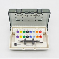 Universal Dental Implant Torque Wrench Restoration Tools Kit with18 Pcs Screwdrivers