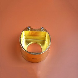 2Pcs Dental Lab Denture Flask Copper Brass For Dental Lab Hydraulic Press