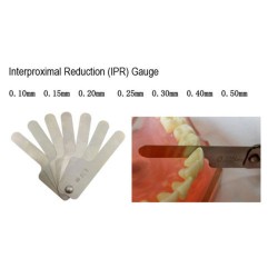 2Pcs Orthodontic Dental Interproximal Reduction (IPR) Gauge Measure Tool