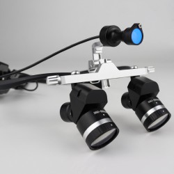 WJ YWJ-MG11U 3.0X-5.0X Ergonomic Dental Surgical Ergo Loupe with Headlight