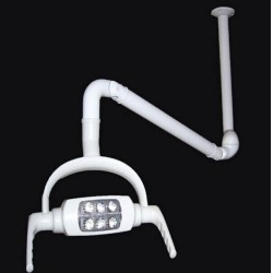 Ceiling-mounted Dental Oral Light Lamp Operating Lamp 6 LED Lens with Arm