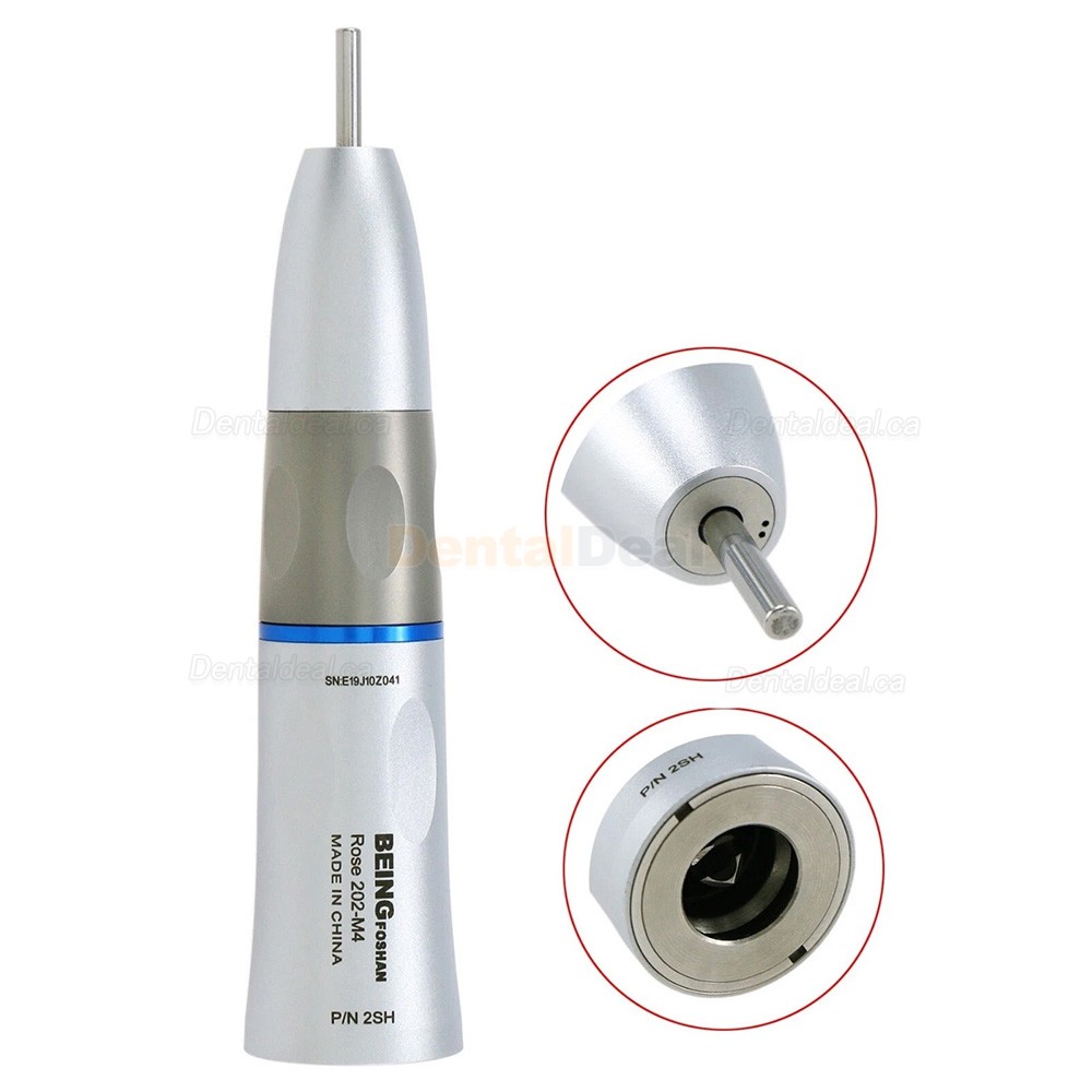 BEING Rose202-SH-B Dental Slow Speed Straight Handpiece with LED Light