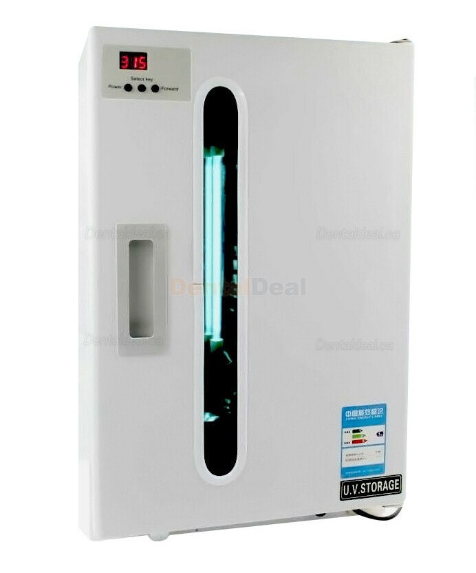 27L Dental Medical UV Lamp Sterilizer Tool Steilization Cabinet LED Digital Display