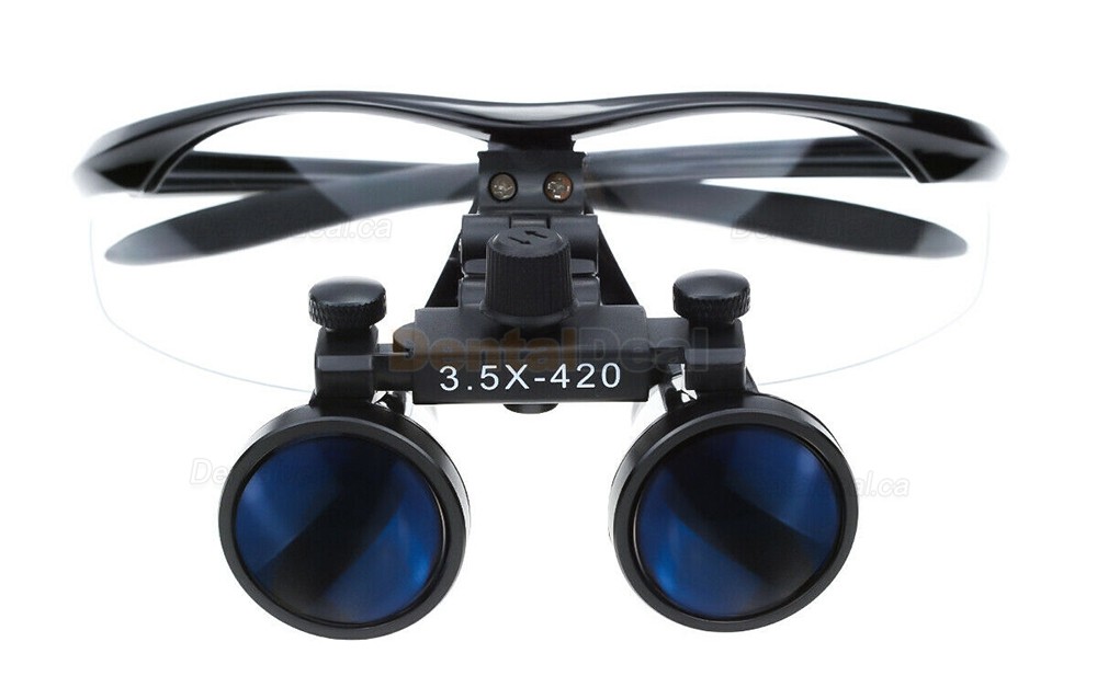 3.5X Dental Surgical Loupe + 5W LED Headlight with Filter + Aluminum Box