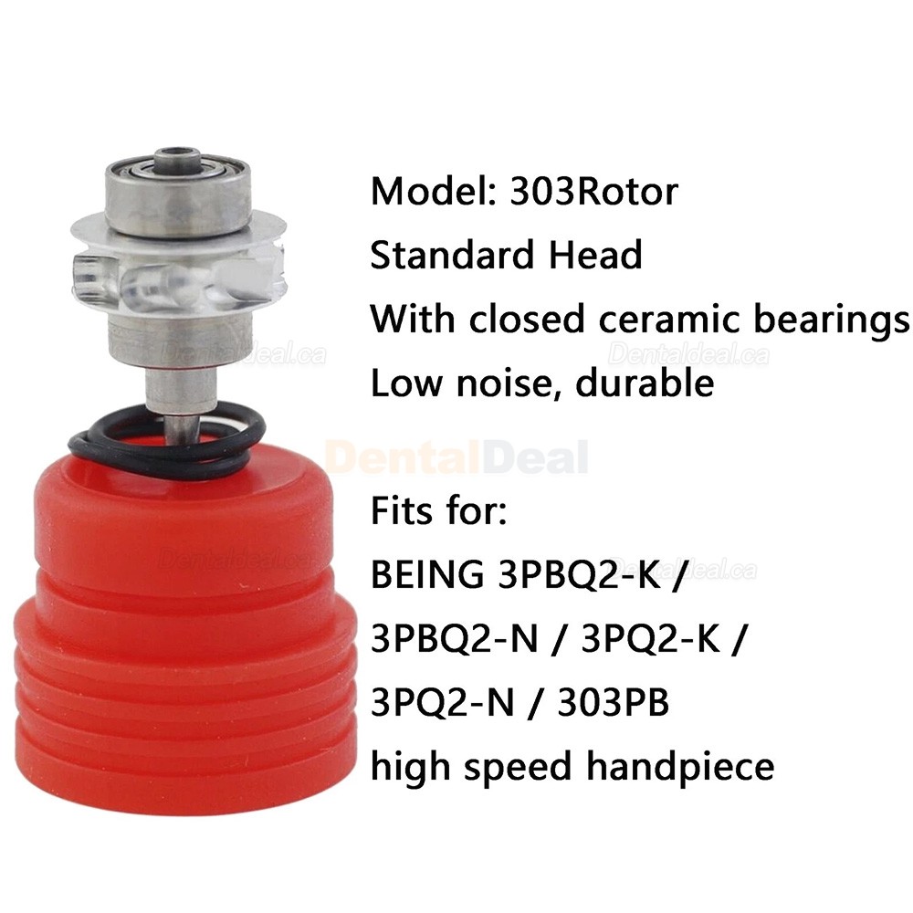 BEING 303PQ-N / 303PBQ-N Dental Fiber Optic Turbine Handpiece Fit NSK Coupling 4 / 6 Hole
