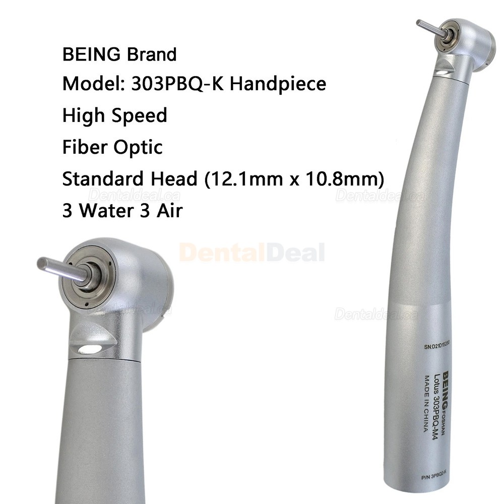 BEING 303PQ/303 PBQ Dental Fiber Optic Turbine Handpiece Fit KaVo MULTIflex Coupling Standard Head