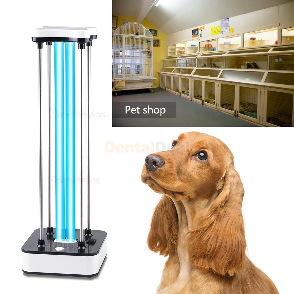 36W Portable UVC Ozone Ultraviolet Disinfection Lamp Remote UV Light Sterilization