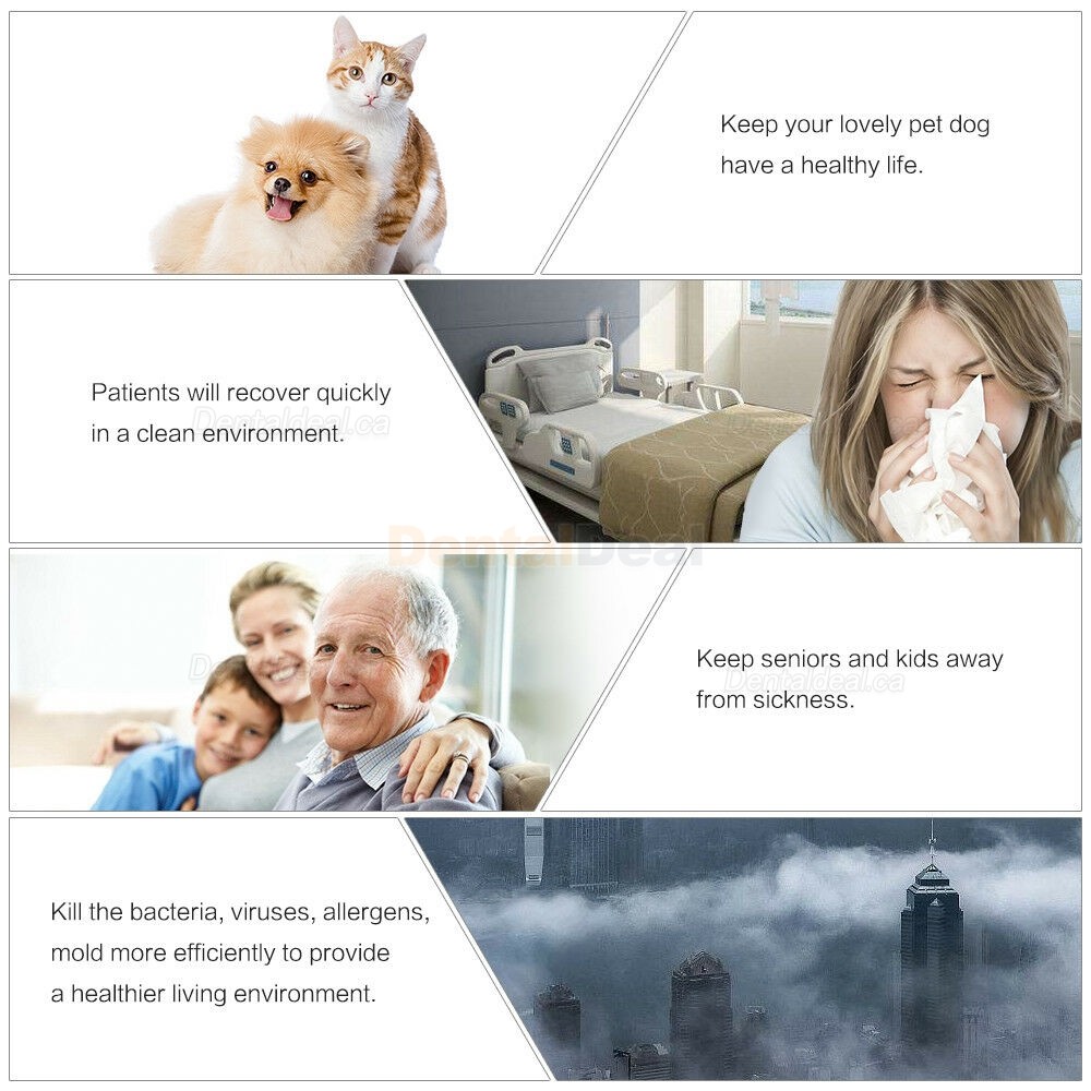 36W Portable UVC Ozone Ultraviolet Disinfection Lamp Remote UV Light Sterilization