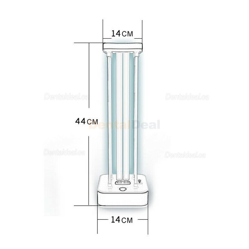 36W Portable UVC Ozone Ultraviolet Disinfection Lamp Remote UV Light Sterilization