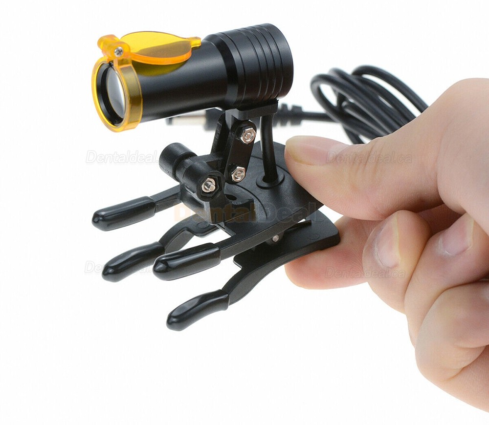 5W Dental Medical LED Headlight with Filter Clip-on Headlight for Loupes