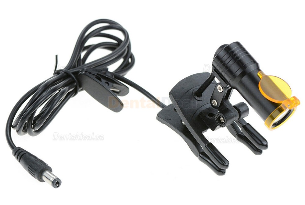 5W Dental Medical LED Headlight with Filter Clip-on Headlight for Loupes