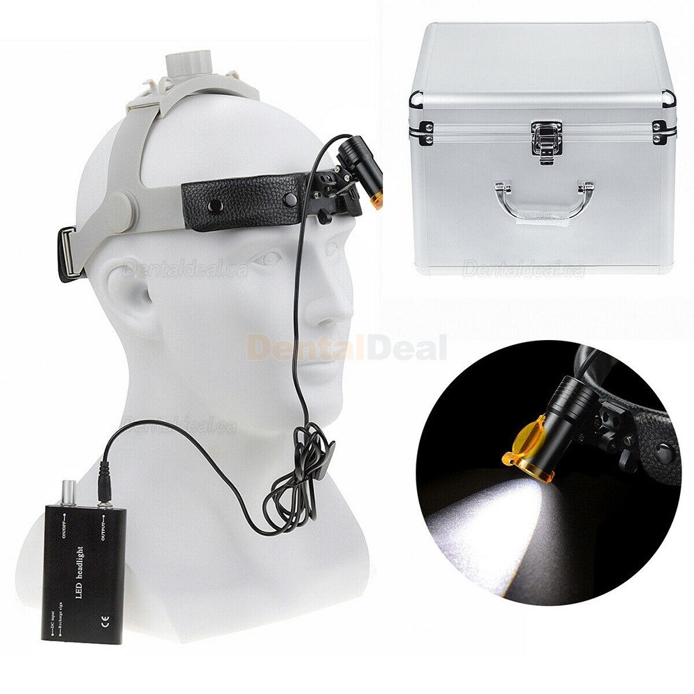 5W Dental Medical LED Headlight with Filter Headband Surgical Headlamp