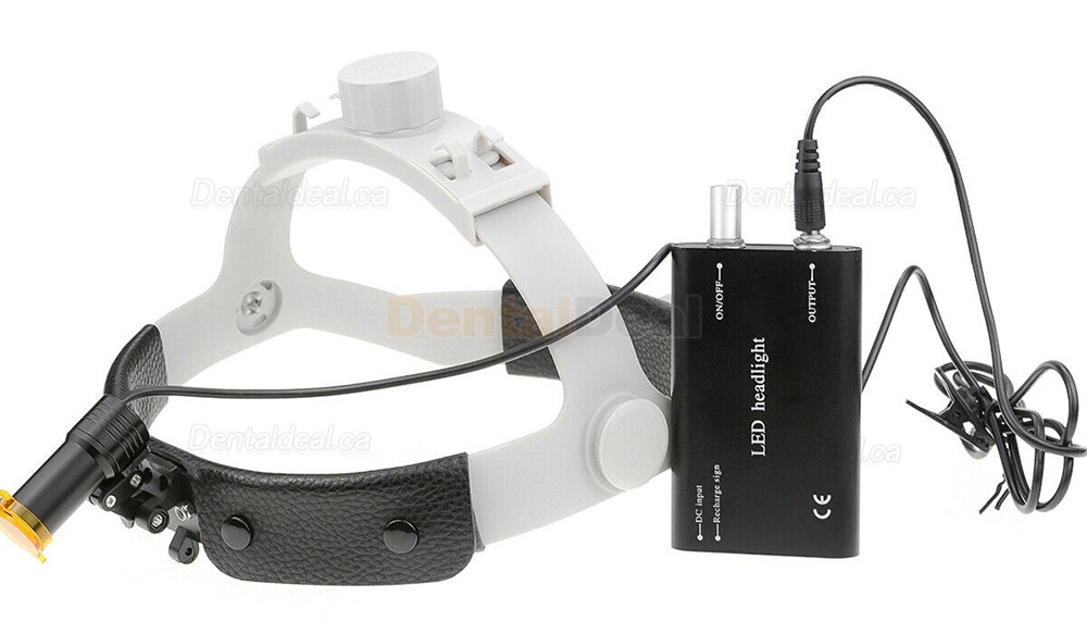 5W Dental Medical LED Headlight with Filter Headband Surgical Headlamp