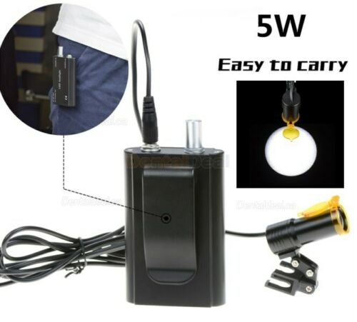 5W Dental Medical LED Headlight + Filter & Belt Clip for Surgical Loupes
