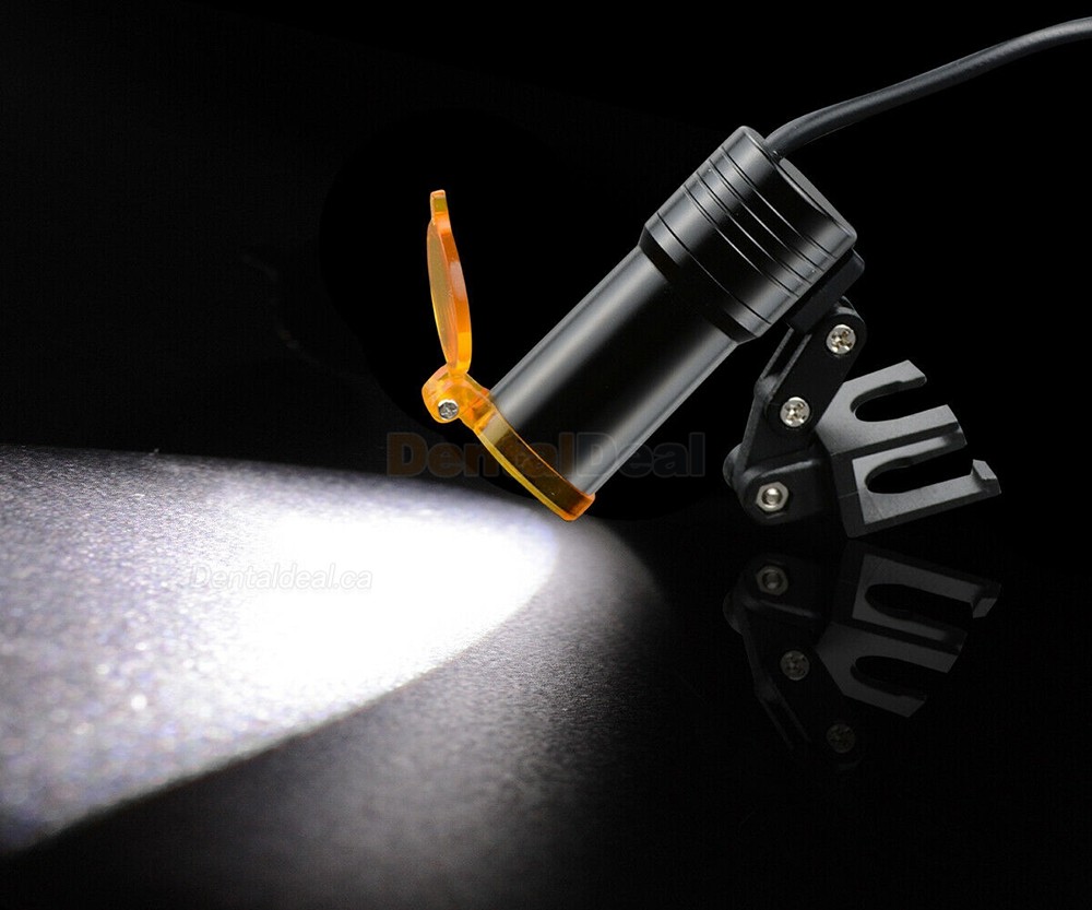 5W Dental Medical LED Headlight + Filter & Belt Clip for Surgical Loupes
