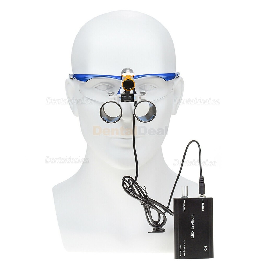 5W Dental Medical LED Headlight + Filter & Belt Clip for Surgical Loupes
