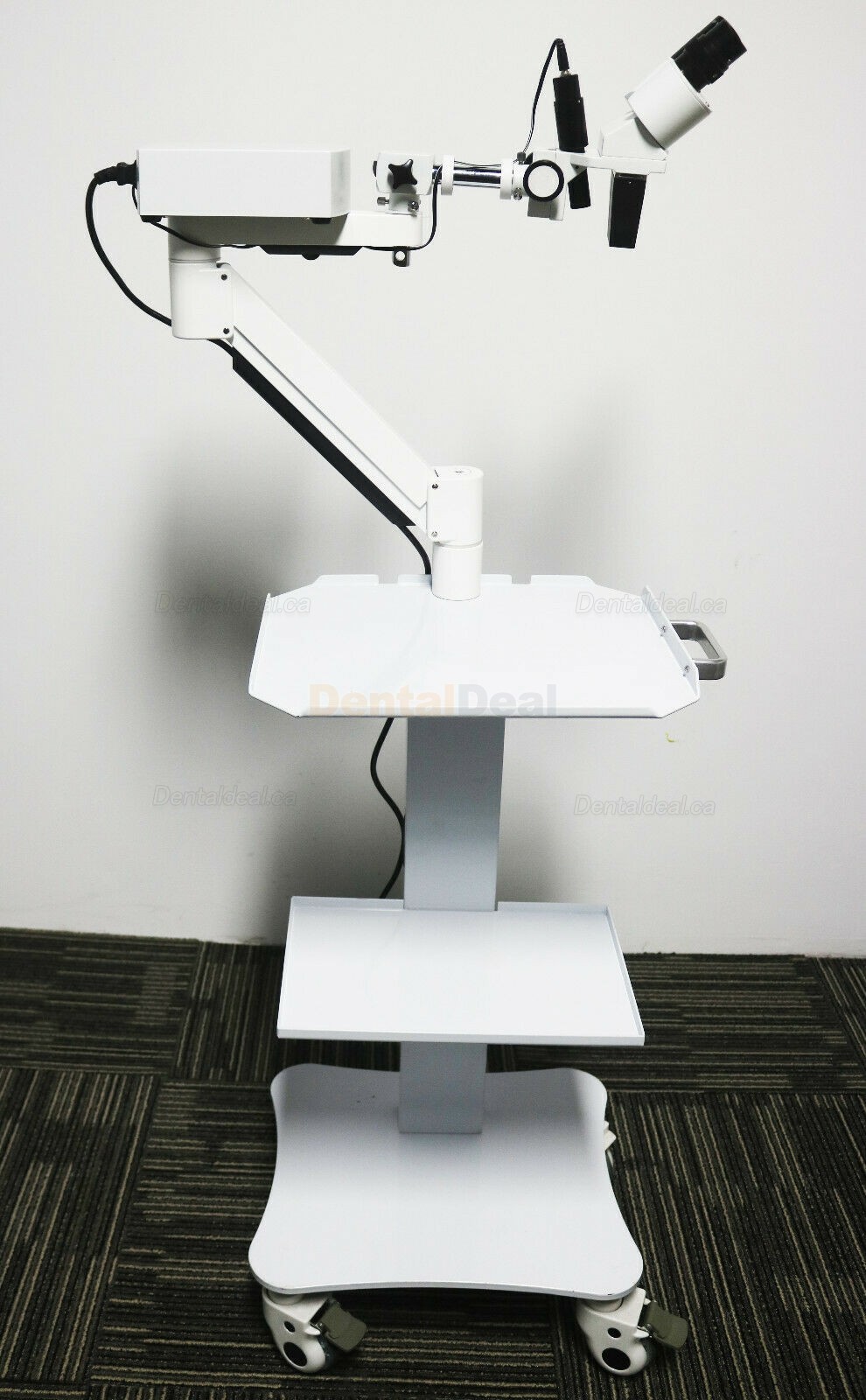 Dental Surgical Operating Microscope with 5W LED Light ＆ Mobile Trolley Cart
