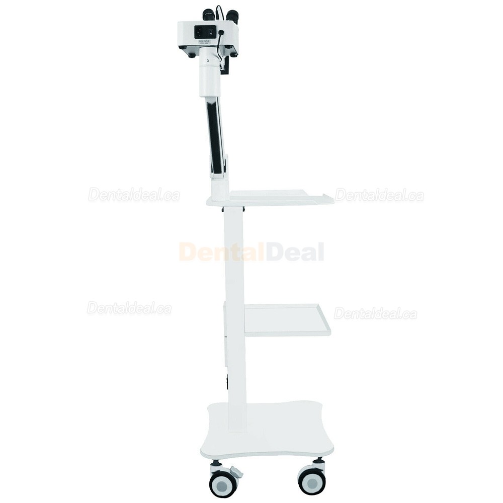 Dental Surgical Operating Microscope with 5W LED Light ＆ Mobile Trolley Cart
