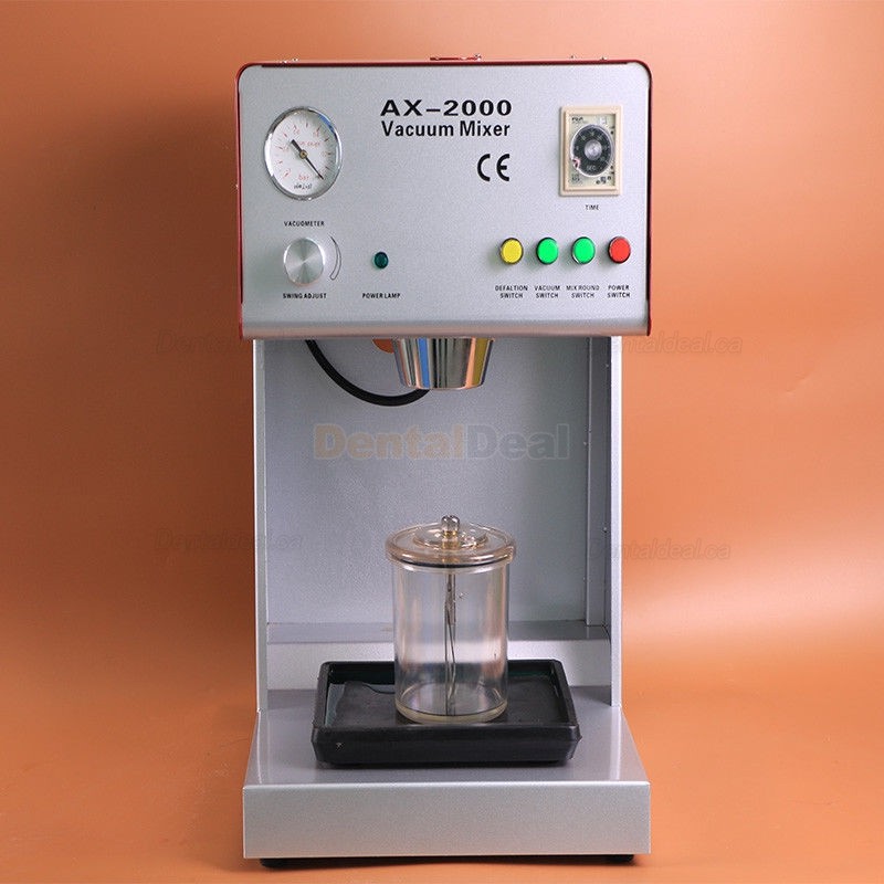 AX-2000B Dental Lab Vacuum Mixer Stone Mixing Machine