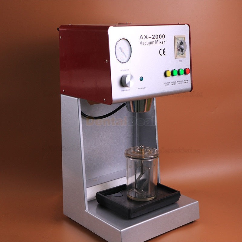 AX-2000B Dental Lab Vacuum Mixer Stone Mixing Machine