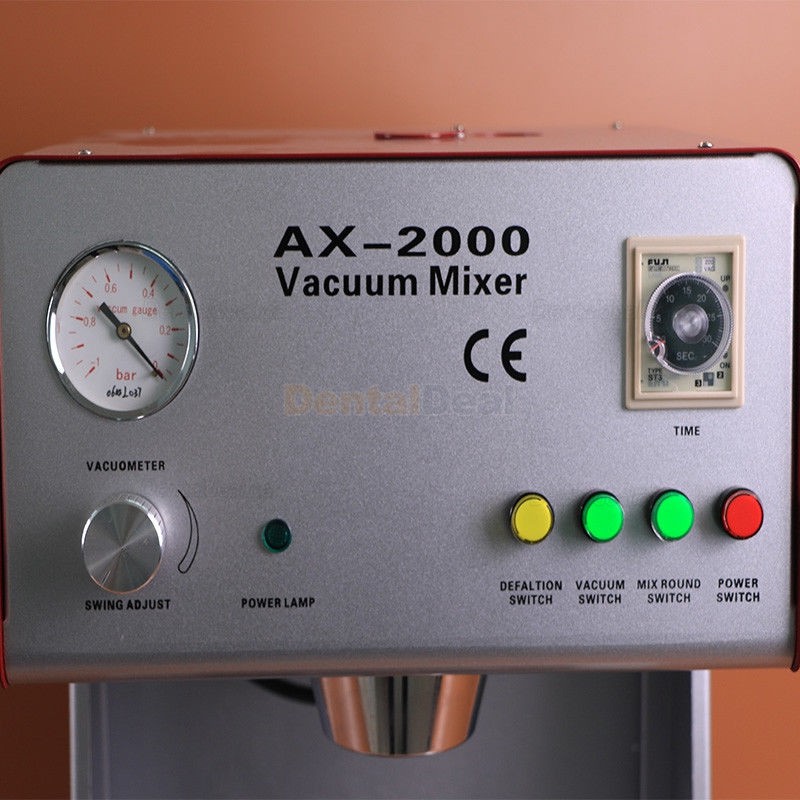 AX-2000B Dental Lab Vacuum Mixer Stone Mixing Machine