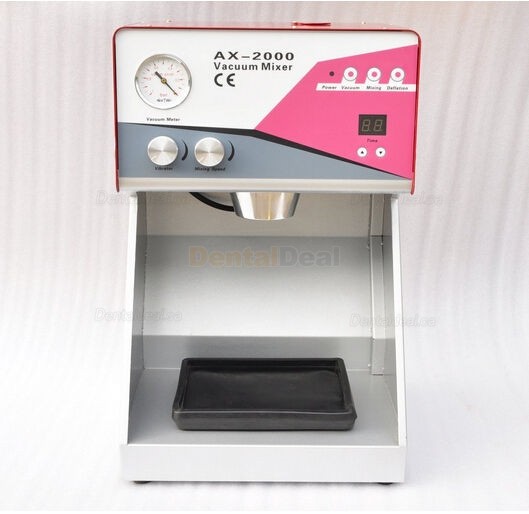 AX-2000C+ Dental Lab Stone Mixer Vacuum Mixing machine Built-in Pump