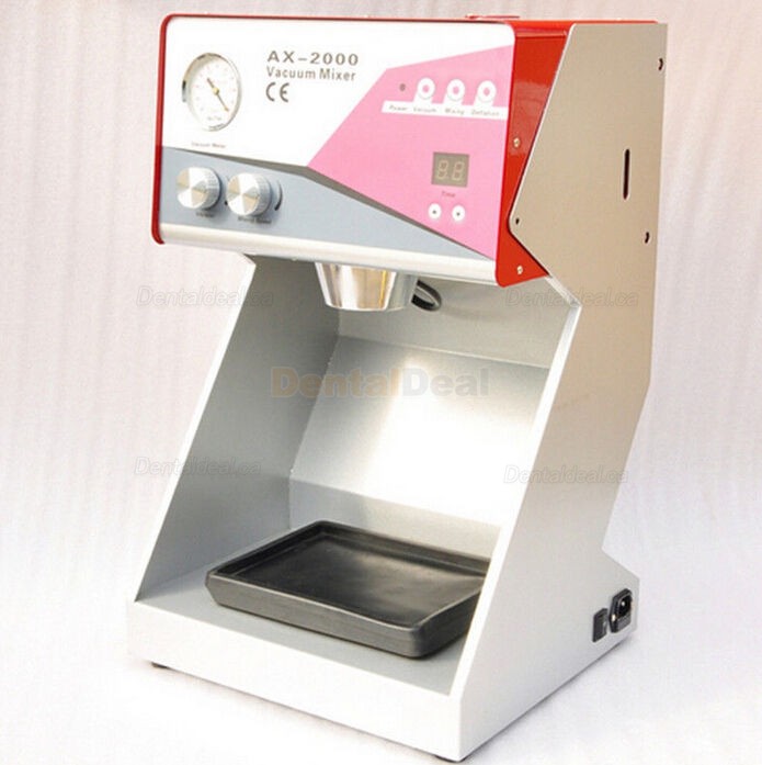 AX-2000C+ Dental Lab Stone Mixer Vacuum Mixing machine Built-in Pump