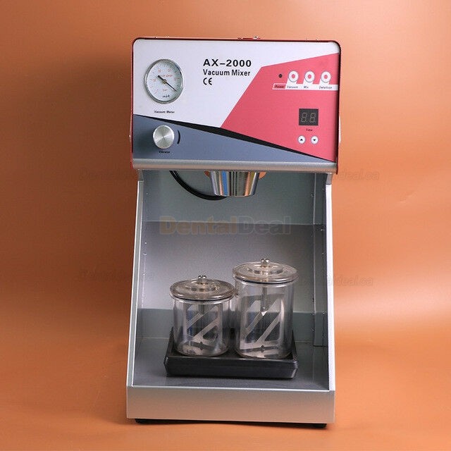 AX-2000C Dental Vacuum Mixer Machine with Built-in Pump for Mixing Plaster