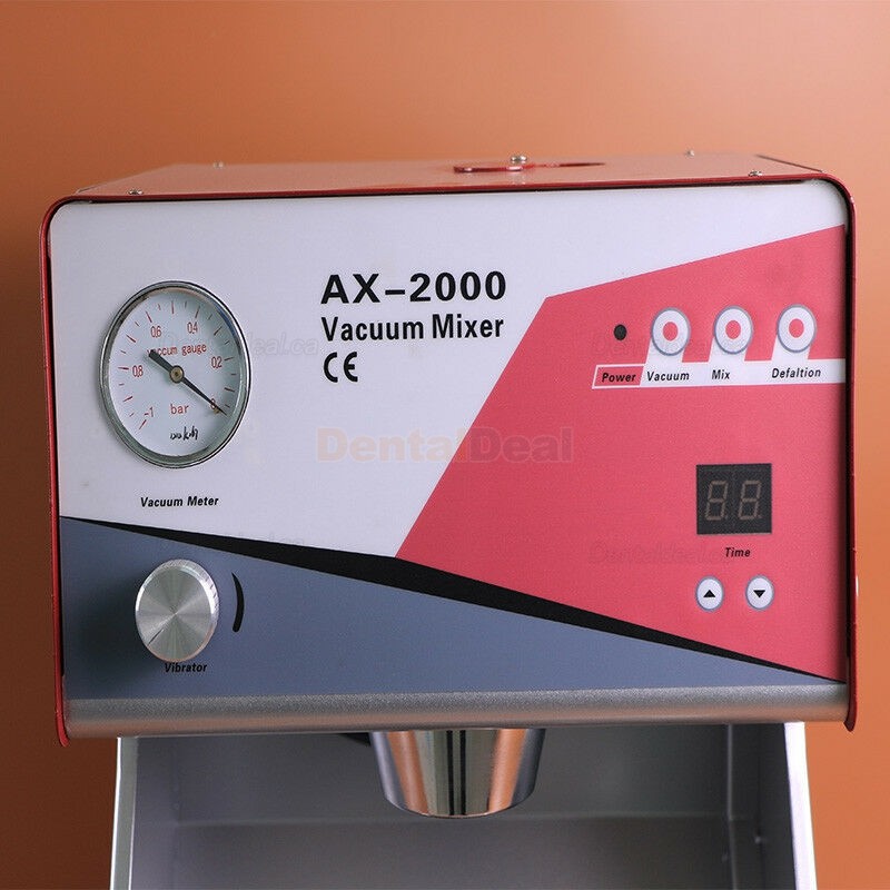 AX-2000C Dental Vacuum Mixer Machine with Built-in Pump for Mixing Plaster