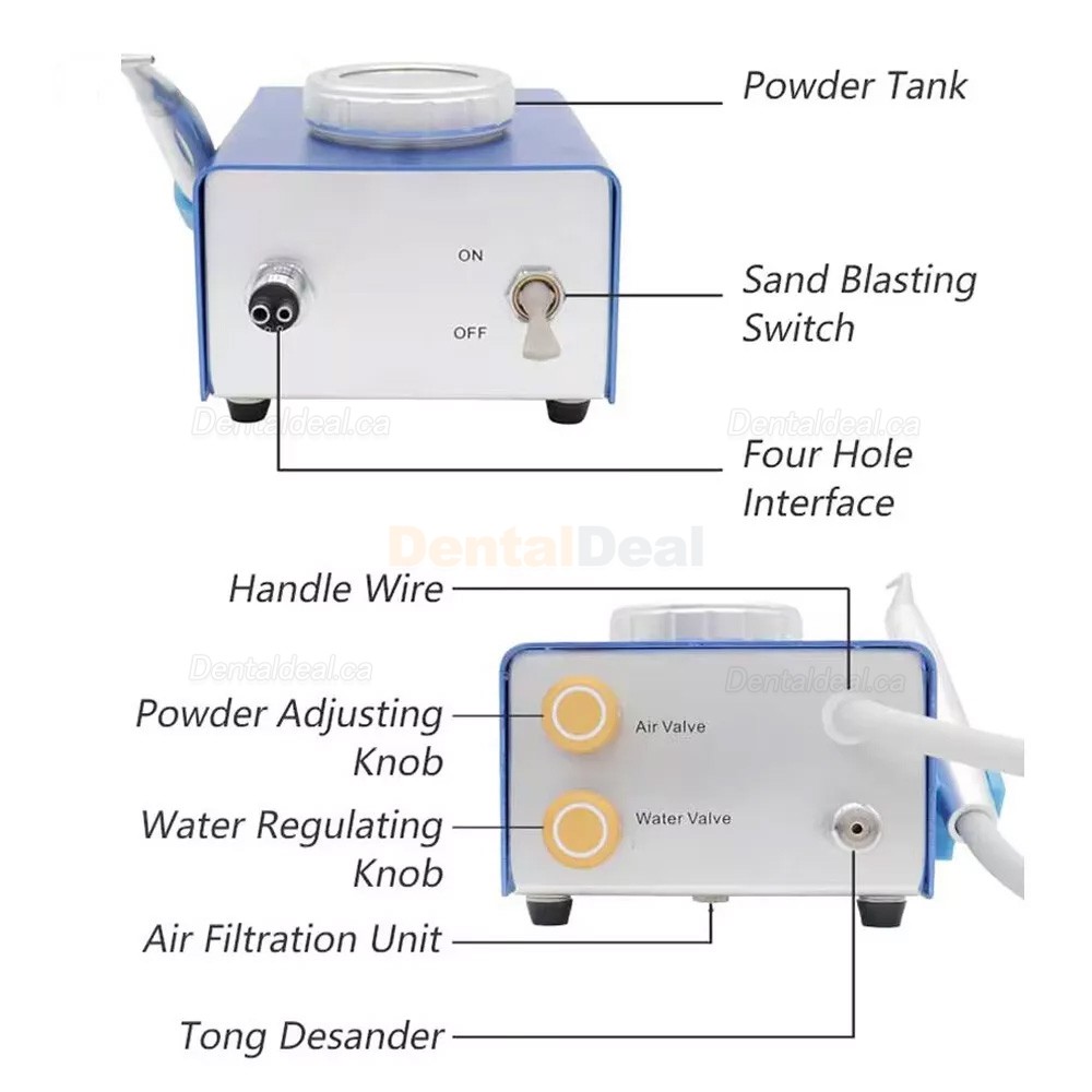 Dental Air Polisher Prophy Sandblasting Machine 2/ 4H