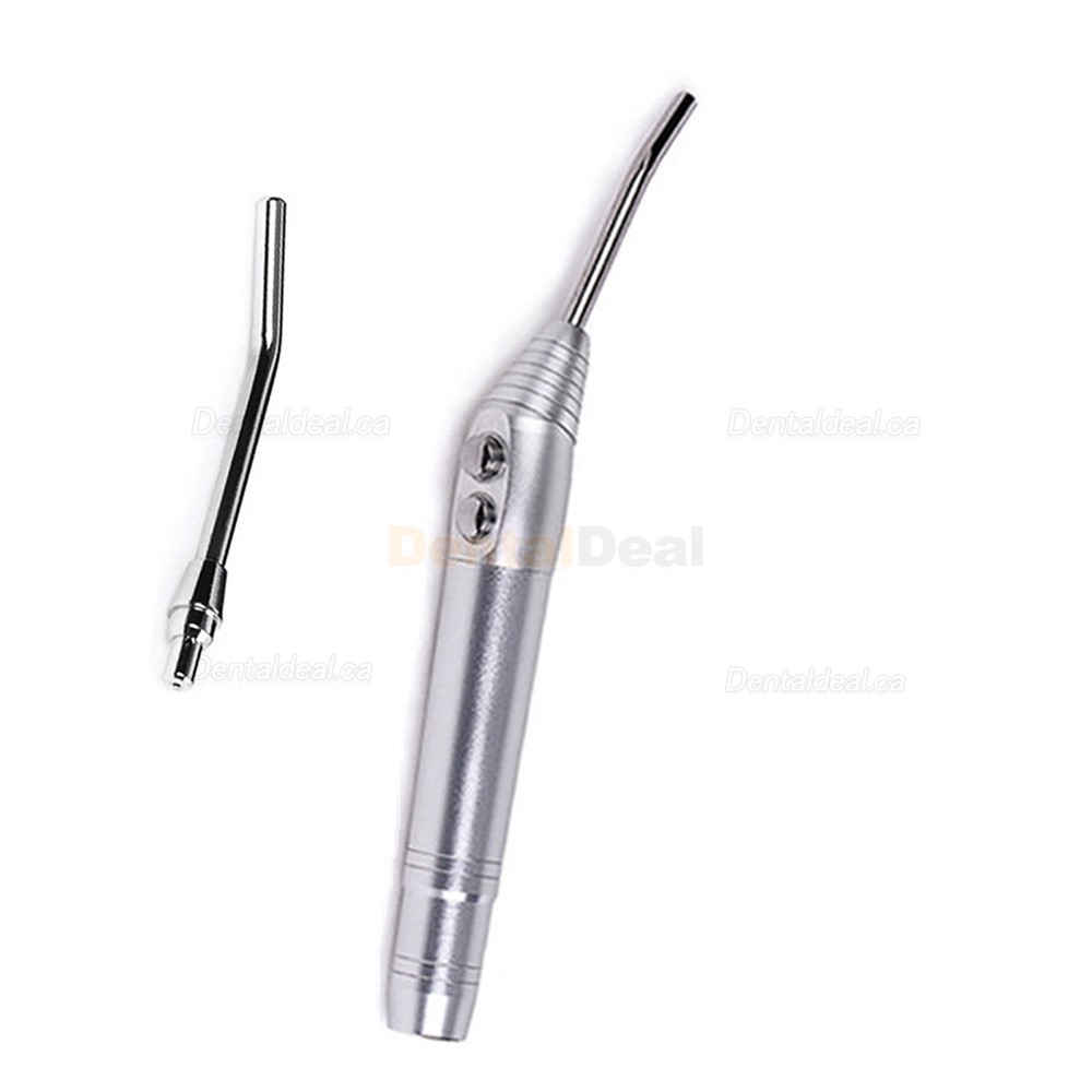 Dental 3-Way Syringe Handpiece +2 Nozzles Tips
