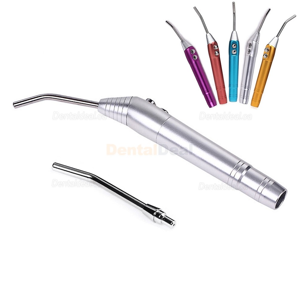 Dental 3-Way Syringe Handpiece +2 Nozzles Tips