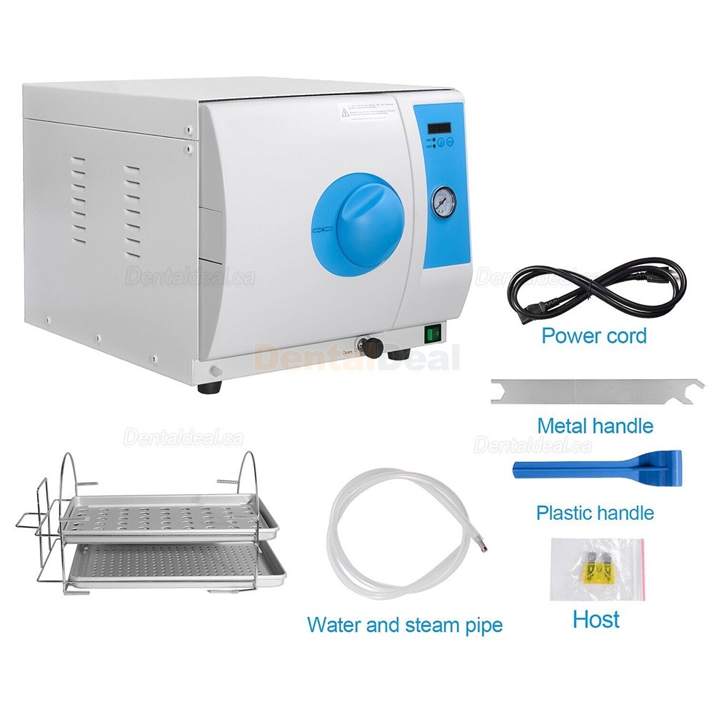 Benchtop Dental 18L Autoclave Steam Sterilizer LED Display E118 Class N