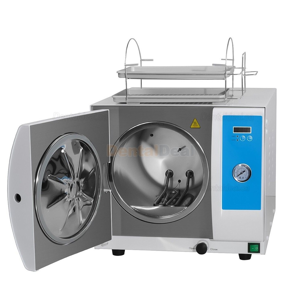 Benchtop Dental 18L Autoclave Steam Sterilizer LED Display E118 Class N